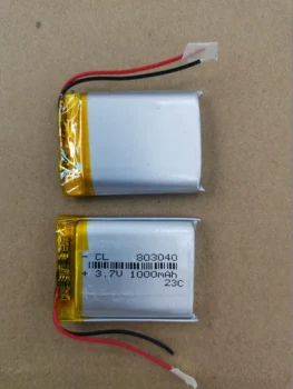 3,7 В 2 провода 803040 083040P литиевая батарея с платой защиты, используется для bluetooth MP4 1 шт./лот