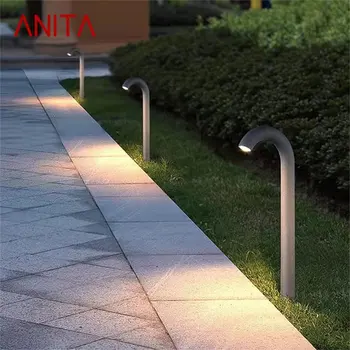 ANITA Nordic Креативный газонный светильник Уличный современный светодиодный светильник в форме водопроводной трубы Водонепроницаемый для домашнего сада