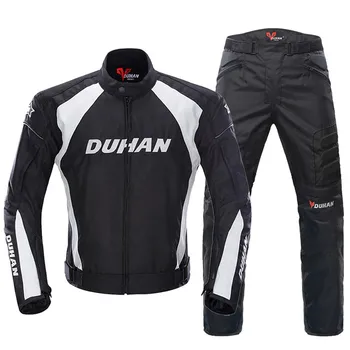 Куртка для мотокросса DUHAN, брючный костюм, водонепроницаемая куртка для мотогонок с защитой от холода, зимне-осенняя куртка с защитной подкладкой